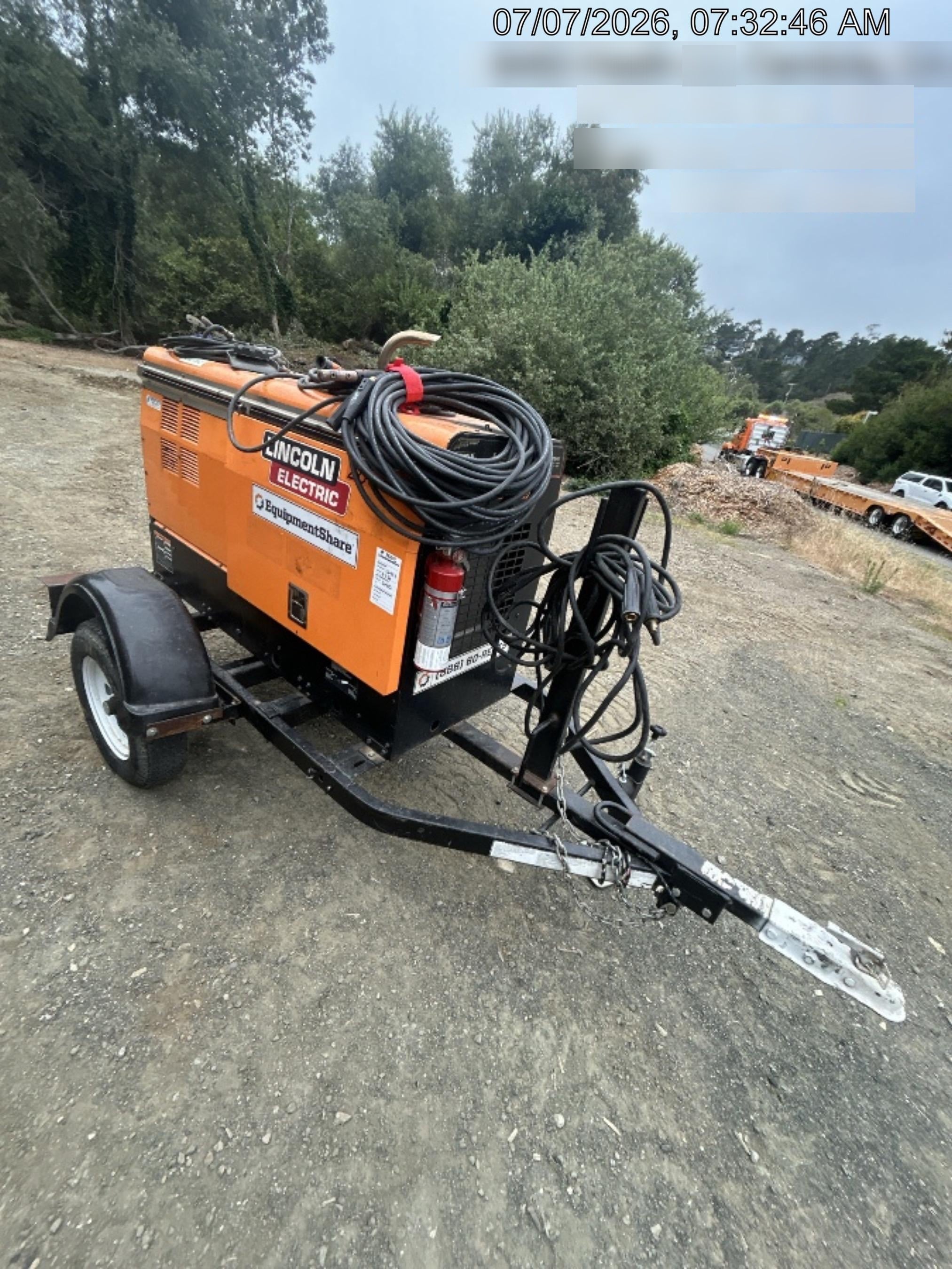 2022 Lincoln Electric LE400 Kubota V1505, Trlr, Cable Rack, Light Kit, ES Decals, T3