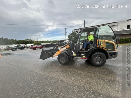 2023 Case 121F Cab, Tool carrier boom, Std speed, Professional package, Limited slip Diff, AC w/heater, Radio w/speakers, Air seat, 335/80 R18 SPT9 L2 Dunlap tires, Creep speed, Hyd SSL Std hyd aux compactible coupler, Auto ride control, Joystick, Transport protection, Std weather package, LED 2 front and rear lights