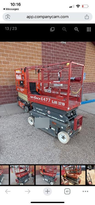 2017 Skyjack SJIII-3219 Skyjack SJ3219, Extended Warranty 5yr/5k hr