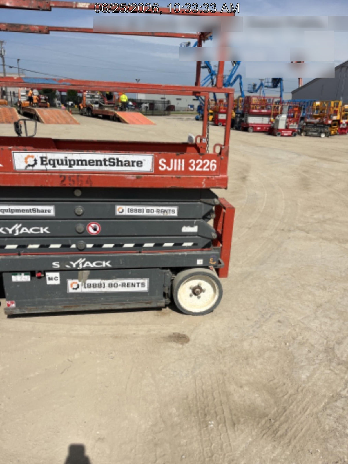 2016 Skyjack SJIII-3226 Standard Options
