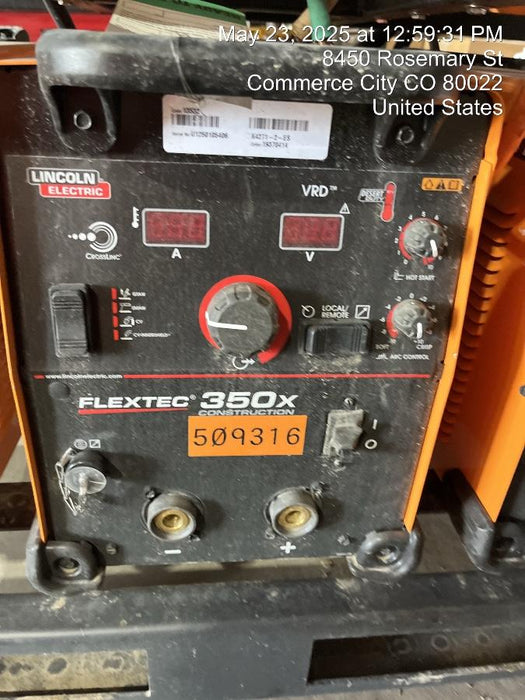 2025 LINCOLN ELECTRIC FLEXTEC 350X