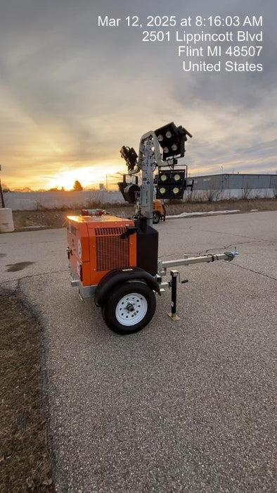 2024 Wanco WLTT-4MM4K Diesel, Deep Sea Controller, Shore Power Plug, Auto Start, (4) 350W LED Floodlights, 4kW Generator, 60 Gal Fuel Tank, 2" Ball, T3