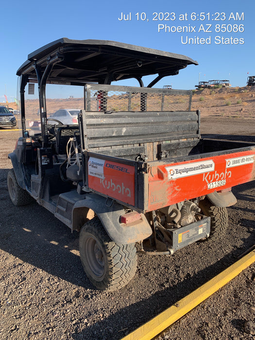 2022 Kubota RTV-X1140W-H Plastic Canopy, Windshield Acrylic Clear, LED Strobe Light, Wire Harness Kit, Back up Alarm