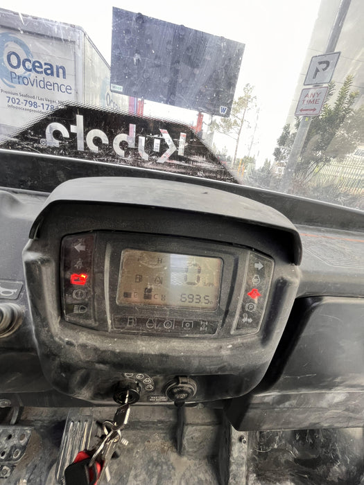 2022 Kubota RTV-X1140W-H Plastic Canopy, Windshield Acrylic Clear, LED Strobe Light, Wire Harness Kit, Back up Alarm