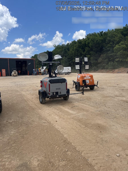 2019 Wacker Neuson LTV6L-MH Wacker Neuson LTV6L Mobile Light Tower w/Fuel Level Sensor Installed