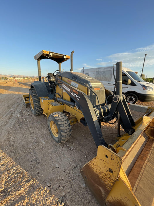 2020 John Deere 210LEP Canopy, 4WD, Second rear hydraulic cylinder, Light Package, Wheel weights