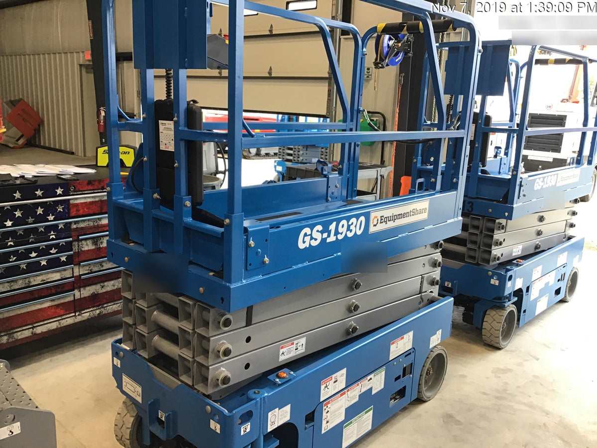 2019 Genie GS-1930 Fixed Rails with Chain Entry