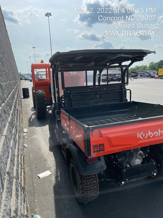 2021 Kubota RTV-X1140W-H Plastic Canopy, Windshield Acrylic Clear, LED Strobe Light, Wire Harness Kit, Back up Alarm