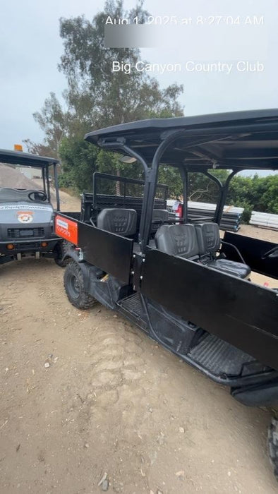 2021 Kubota RTV-X1140W-H Plastic Canopy, Windshield Acrylic Clear, LED Strobe Light, Wire Harness Kit, Back up Alarm