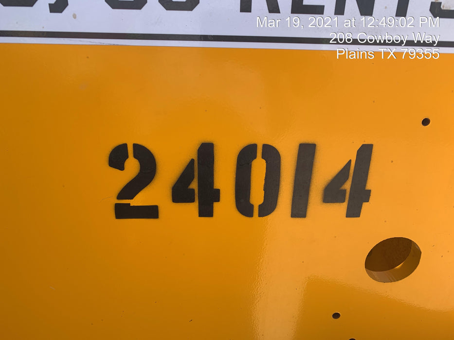 2019 JCB 510-56 JCB 510-56 74 HP w/Open ROPS, Beacon, Aux Hydraulics, Worklights, Solid Tires, 60" Carriage/Forks