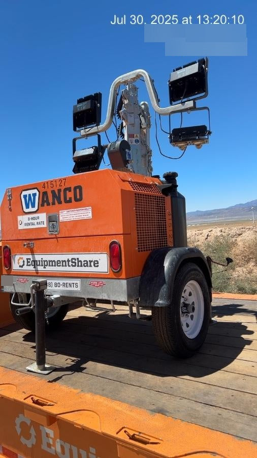 2024 Wanco WLTT-4MM4K Diesel, Deep Sea Controller, Shore Power Plug, Auto Start, (4) 350W LED Floodlights, 4kW Generator, 60 Gal Fuel Tank, 2" Ball, T3