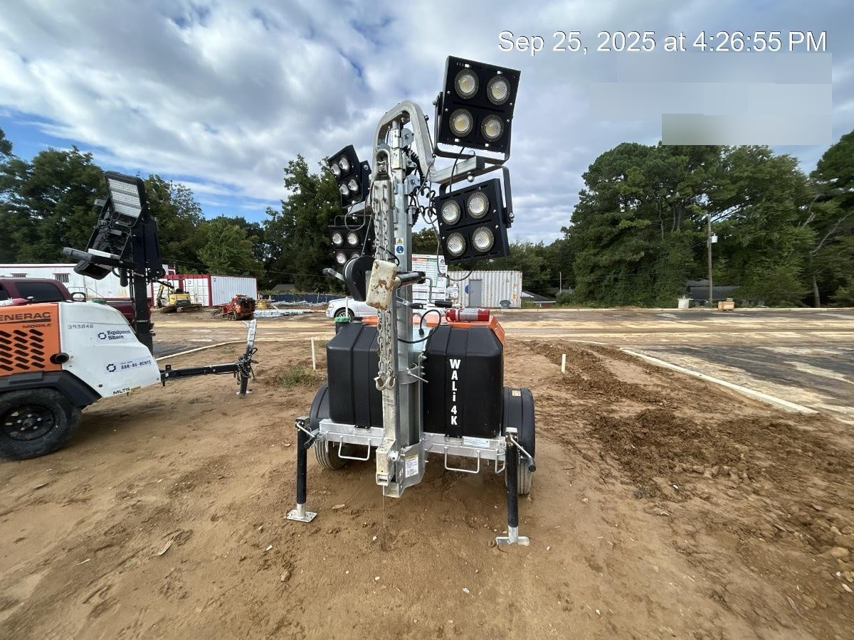 2025 Wanco WLTT-4MM4K Diesel, Mitsubishi L2E, 9.0HP @1800 rpm, Deep Sea Controller, Shore Power Plug, Auto Start, (4) 350W LED Floodlights, 4kW Generator, 60 Gal Fuel Tank, 2" Ball, T3