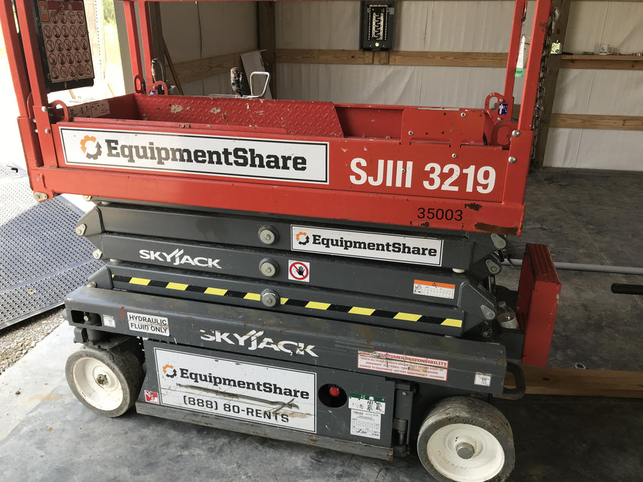 2019 Skyjack SJIII-3219 Standard Options, Trojan Batteries