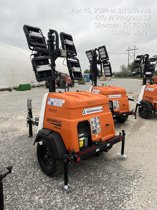 2024 Generac MLT2 Diesel, Flex Switch 120V Input, Powerzone Controller, 
(4) 320W LED Lights, 4kW Generator, 39.9 Gal Fuel Tank, 2" Ball, T3
