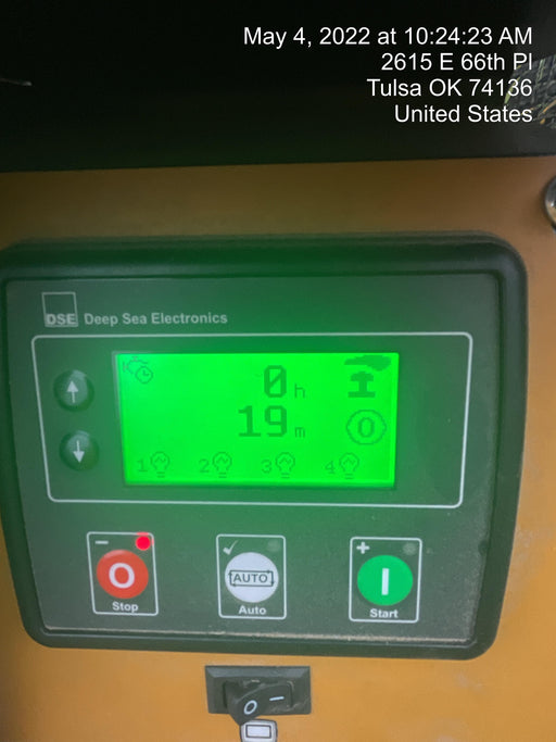 2022 Allmand NLV3GR (4) LED Light Fixture 350W, 23' Vertical Mast, 3kW Prime, Towable, Deep Sea L401, Leveling Jacks, Yanmar T4F 5.8hp