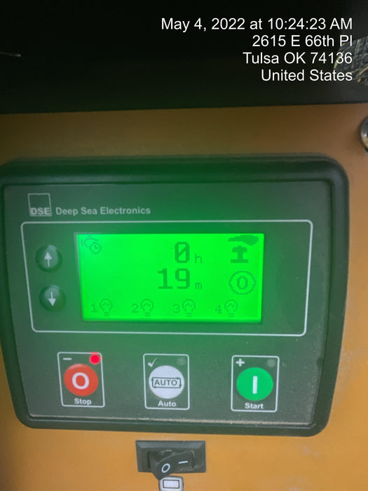 2022 Allmand NLV3GR (4) LED Light Fixture 350W, 23' Vertical Mast, 3kW Prime, Towable, Deep Sea L401, Leveling Jacks, Yanmar T4F 5.8hp