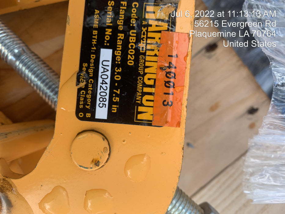 2021 HARRINGTON UBC020