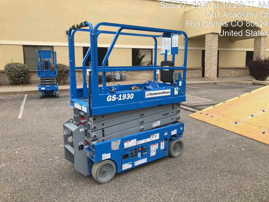 2020 Genie GS-1930 Fixed rails with chain entry gate - Pre A92.20