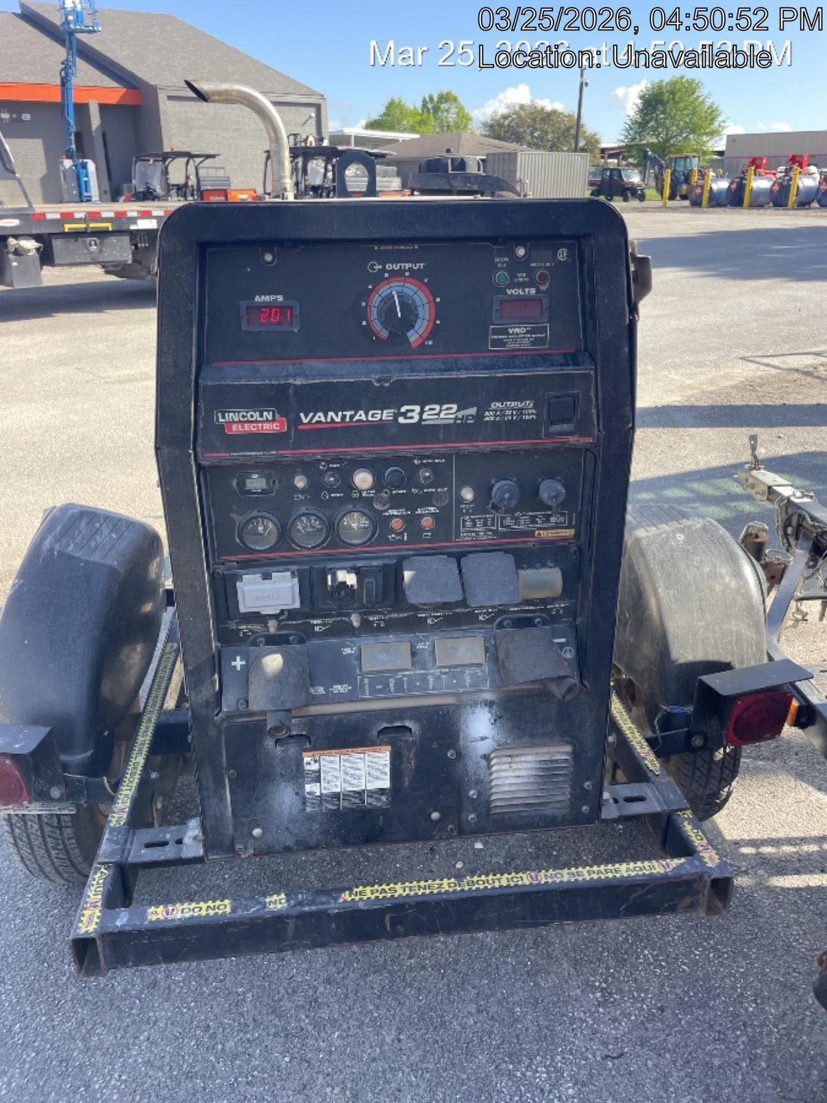 2021 Lincoln Electric Vantage 322 Ready Pak 3