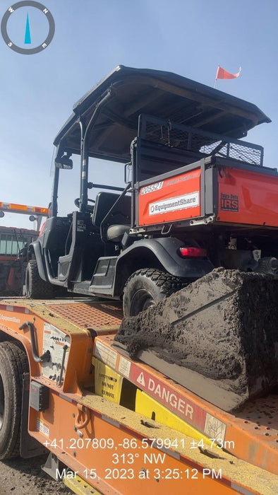 2022 Kubota RTV-X1140W-H Plastic Canopy, Windshield Acrylic Clear, LED Strobe Light, Wire Harness Kit, Back up Alarm