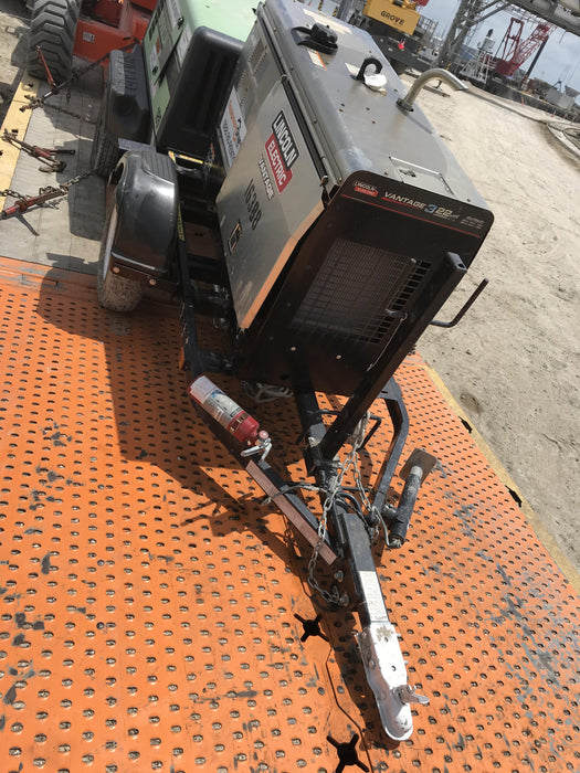 2018 Lincoln Electric Vantage 322 Lincoln Vantage 322 Welder Ready Pak 3 - Vantage 322, Trailer, Fender and light kit, Cable rack