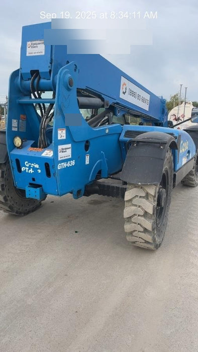 2020 Genie GTH-636 Cab/Heat/Air, Solid Tires, Work Lights, Beacon, Aux Hydraulics, Back up Alarm