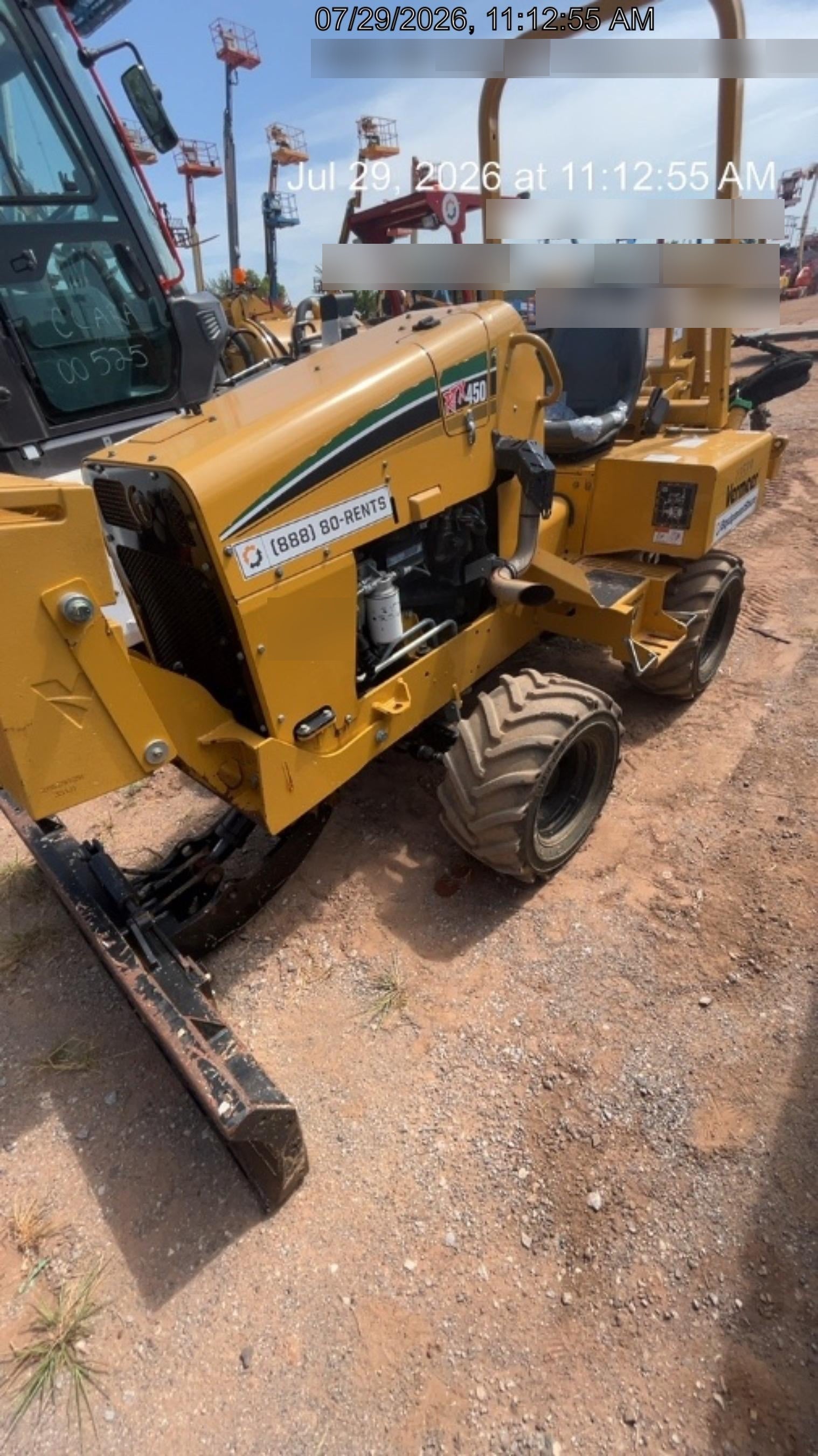 2019 VERMEER RTX450