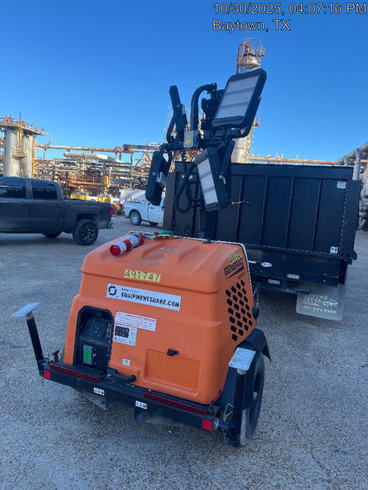2025 Generac MLTS-4 Diesel, Mitsubishi L2E, 7.1 hp @1800 rpm, Flex Switch 120V Input, Powerzone Controller, (4) 320W LED Lights, 4kW Generator, 39.9 Gal Fuel Tank, 2" Ball, ES Decals