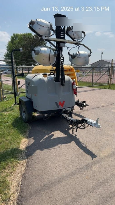 2019 Wacker Neuson LTV6L-MH Mobile Light Tower w/Fuel Level Sensor Installed