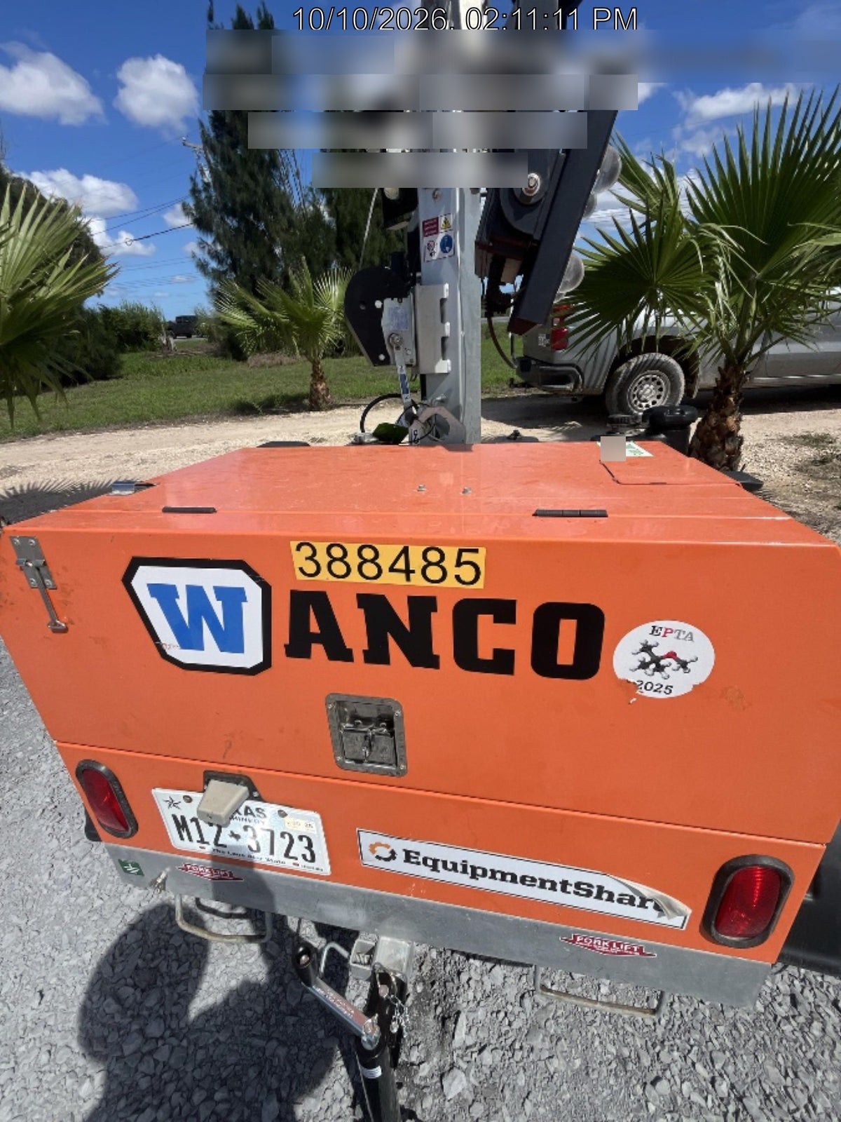 2024 Wanco WLTT-4MM4K Diesel, Deep Sea Controller, Shore Power Plug, Auto Start, (4) 350W LED Floodlights, 4kW Generator, 60 Gal Fuel Tank, 2" Ball, T3