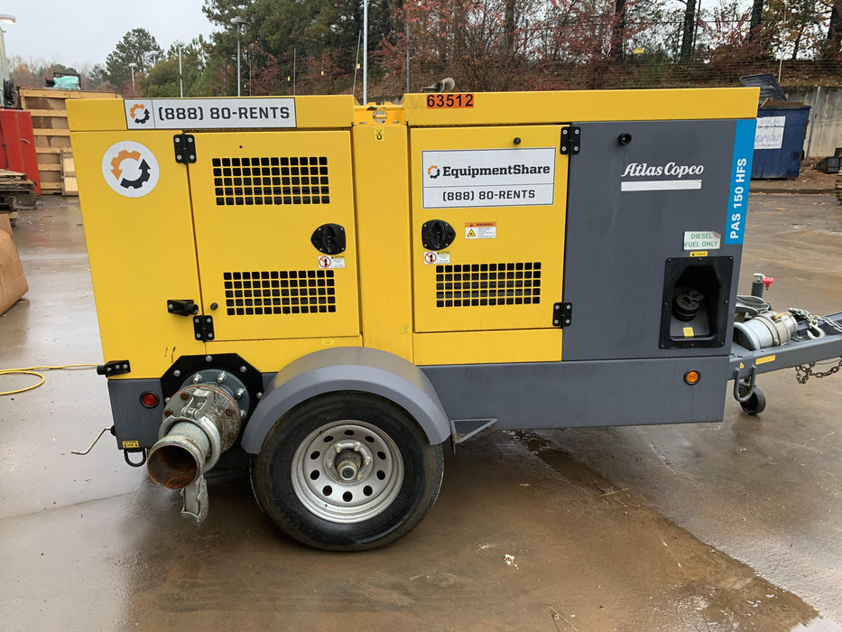 2020 ATLAS COPCO PAS 150 HF CS Enclosed