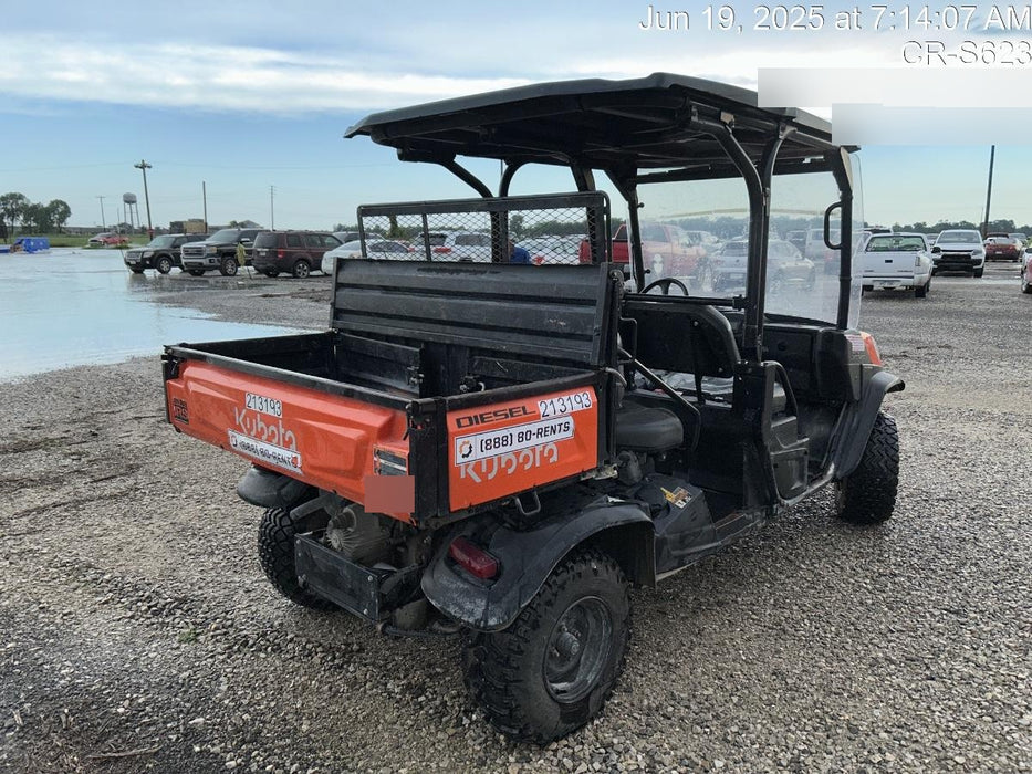 2022 Kubota RTV-X1140W-H Plastic Canopy, Windshield Acrylic Clear, LED Strobe Light, Wire Harness Kit, Back up Alarm
