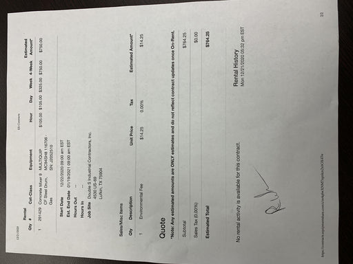 2020 MULTIQUIP MC94SH8