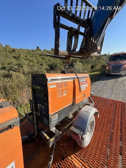 2022 Lincoln Electric LE400 Kubota V1505, Trlr, Cable Rack, Light Kit, ES Decals, T3