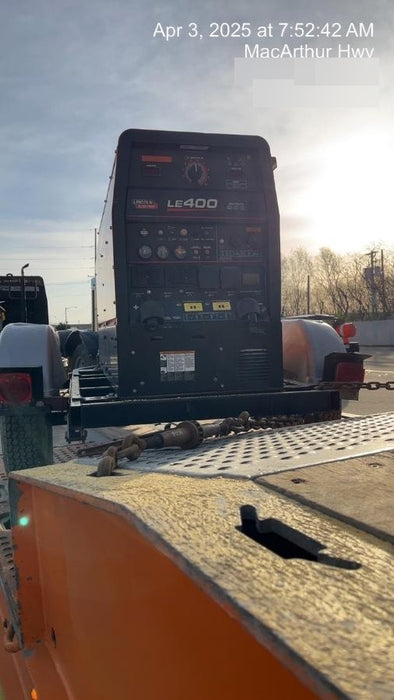 2020 Miller Electric BIG BLUE 400 Trailer Mounted Welder