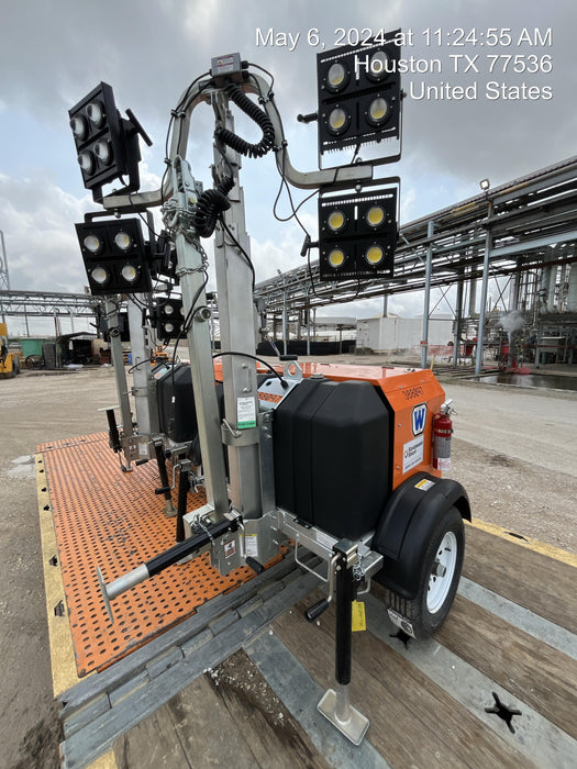 2024 Wanco WLTT-4MM4K Diesel, Deep Sea Controller, Shore Power Plug, Auto Start, (4) 350W LED Floodlights, 4kW Generator, 60 Gal Fuel Tank, 2" Ball, T3