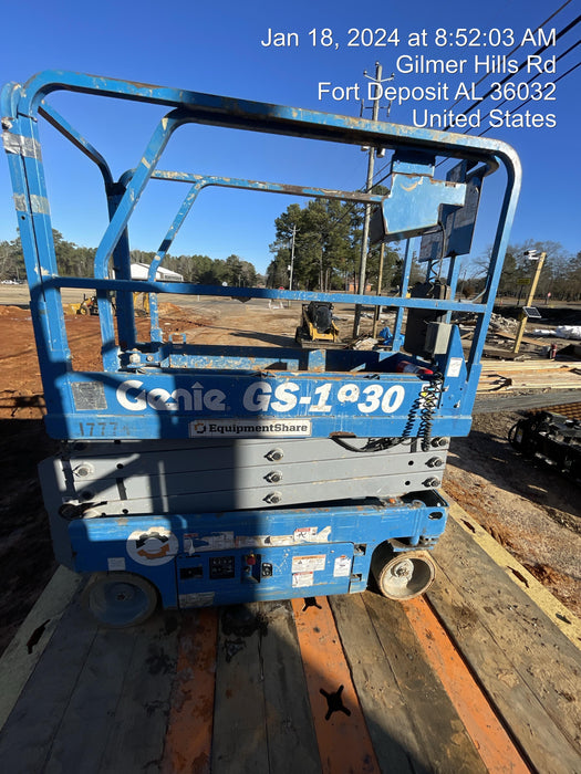 2018 Genie GS-1930 Genie GS-1930 w/Fixed Rail, Chain Entry