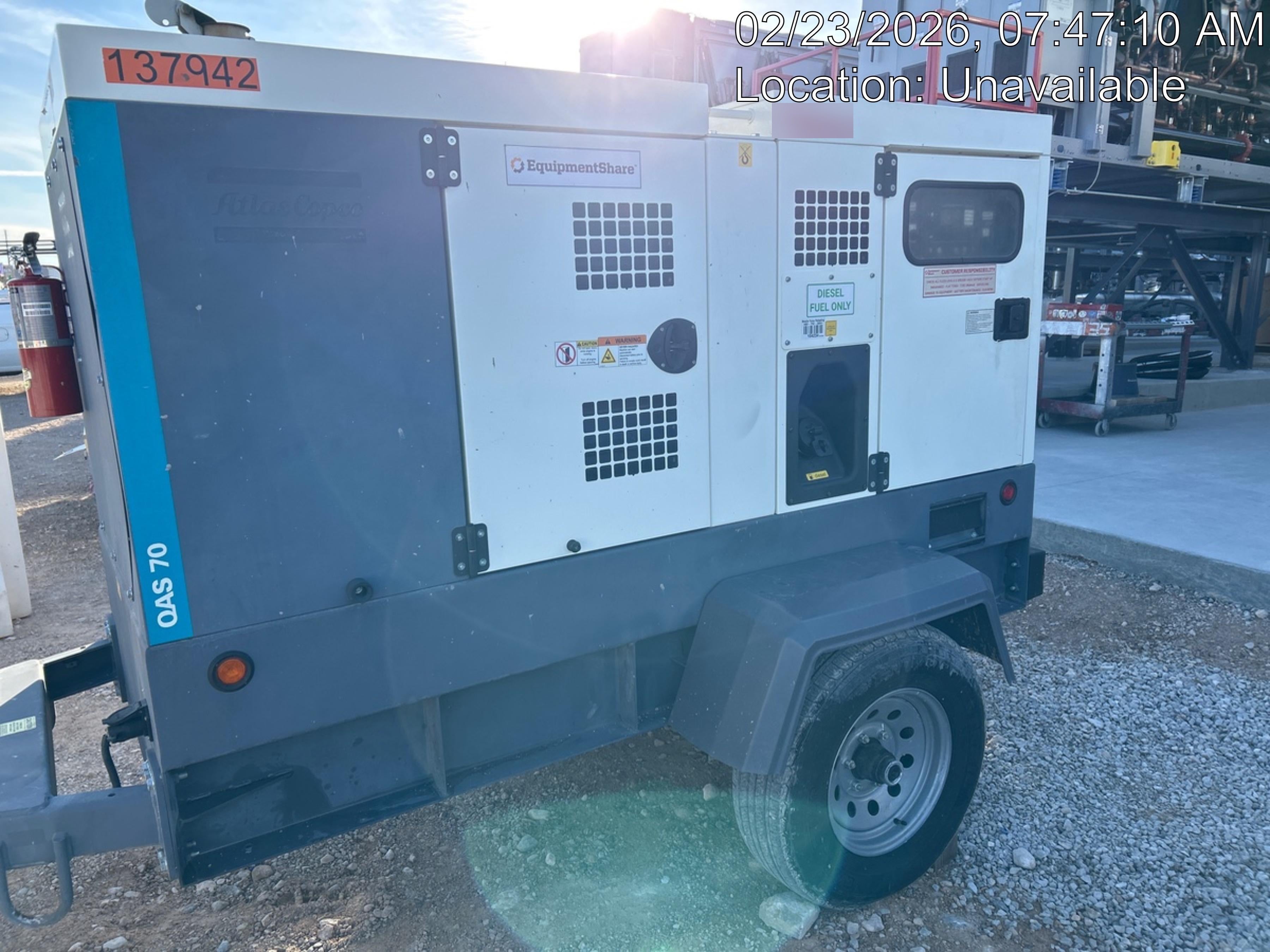 2021 ATLAS COPCO QAS 70