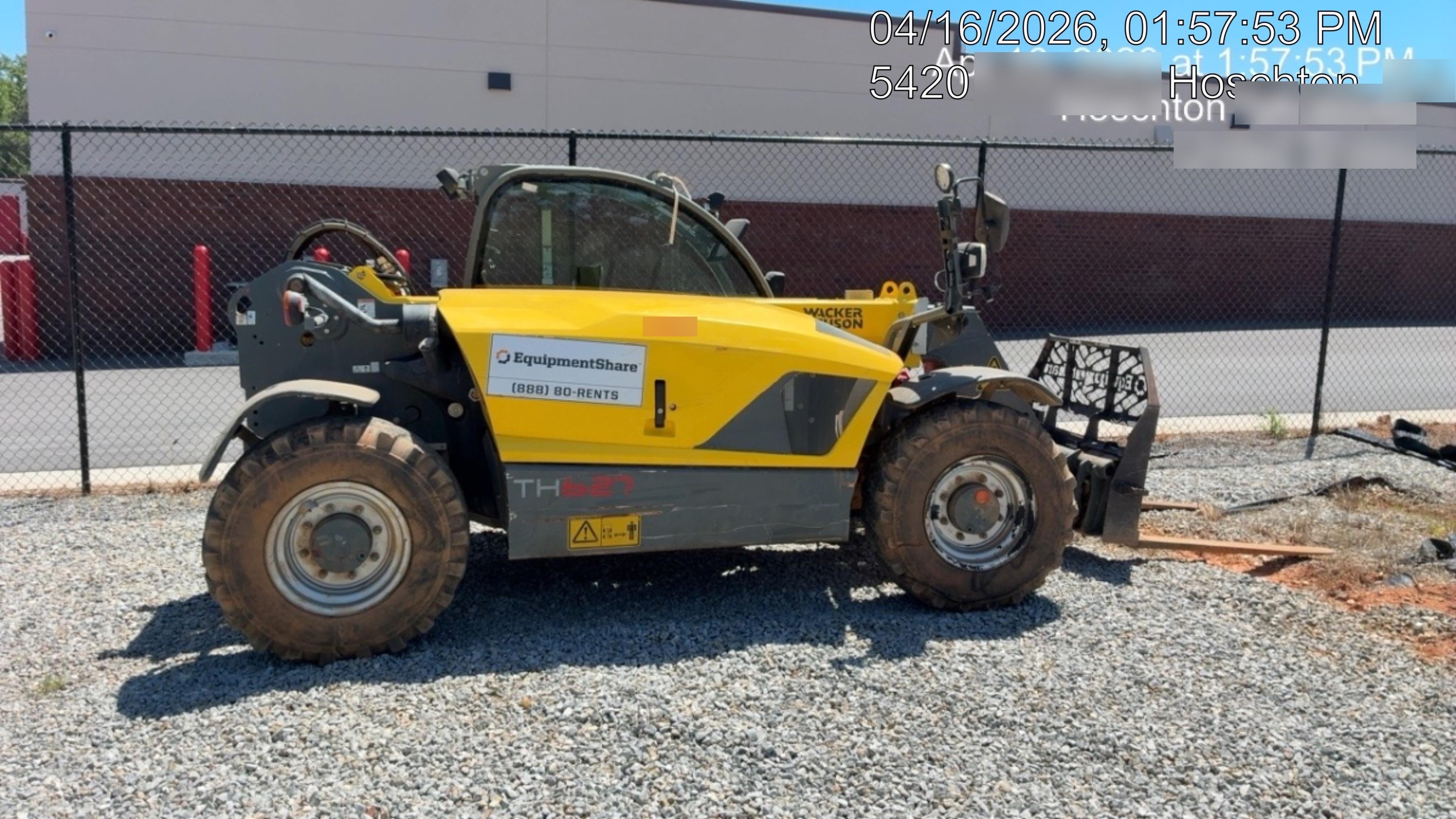 2019 WACKER NEUSON TH627