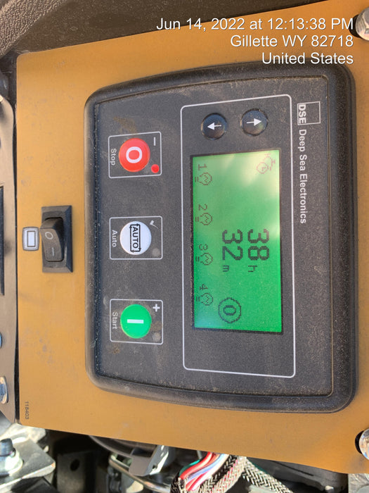 2021 Allmand NLV3GR (4) LED Light Fixture 350W, 23' Vertical Mast, 3kW Prime, Towable, Deep Sea L401, Leveling Jacks, Yanmar T4F 5.8hp