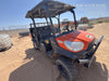 2022 Kubota RTV-X1140W-H Plastic Canopy, Windshield Acrylic Clear, LED Strobe Light, Wire Harness Kit, Back up Alarm