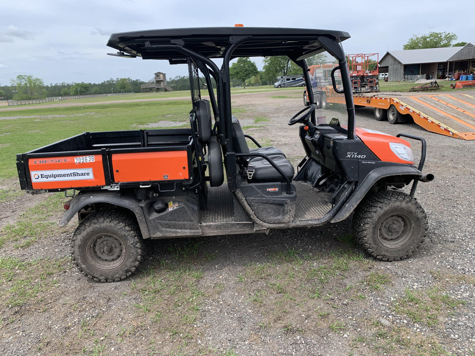 2022 Kubota RTV-X1140W-H Plastic Canopy, Windshield Acrylic Clear, LED Strobe Light, Wire Harness Kit, Back up Alarm