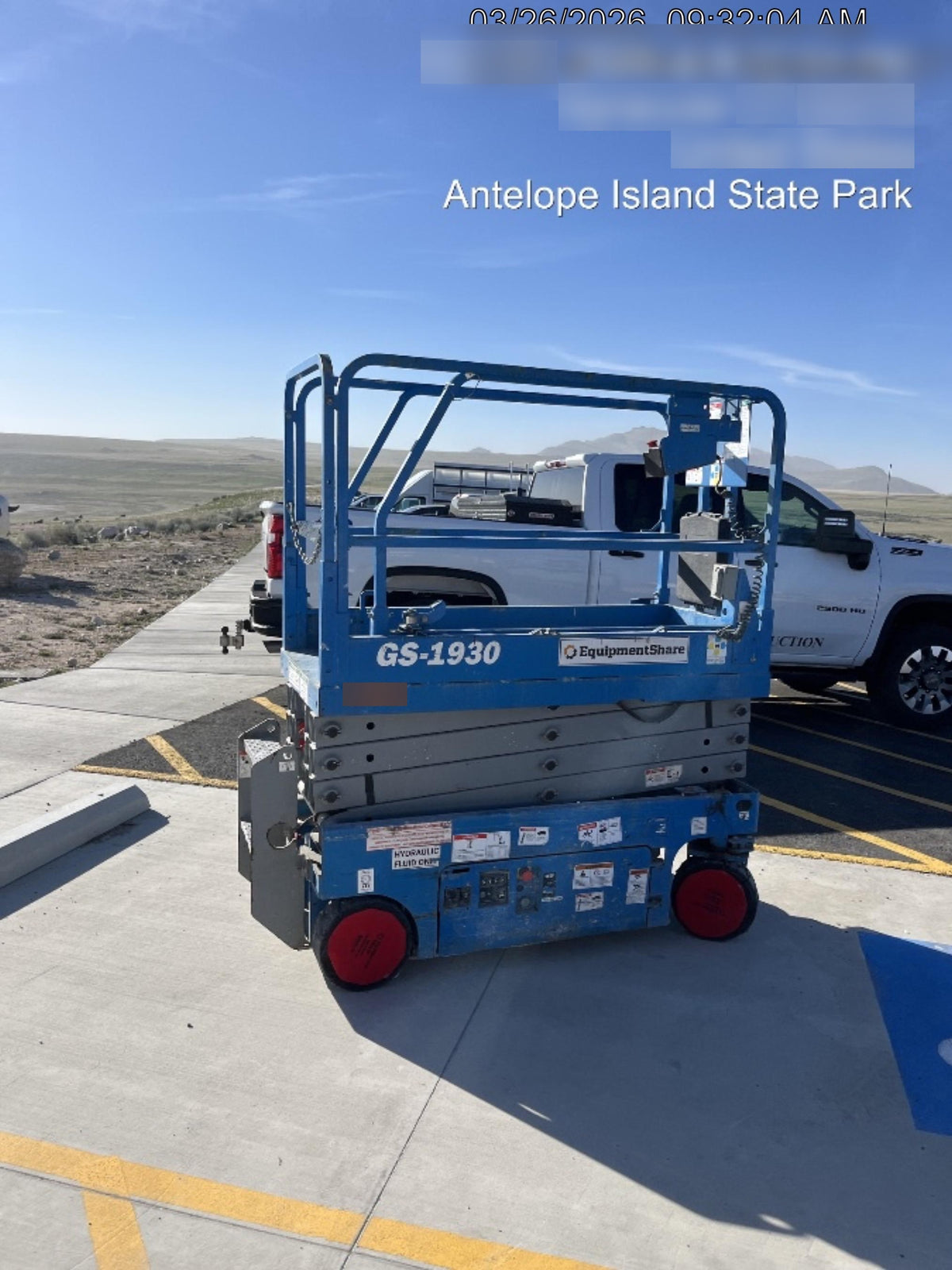 2019 Genie GS-1930 Fixed rails with chain Entry