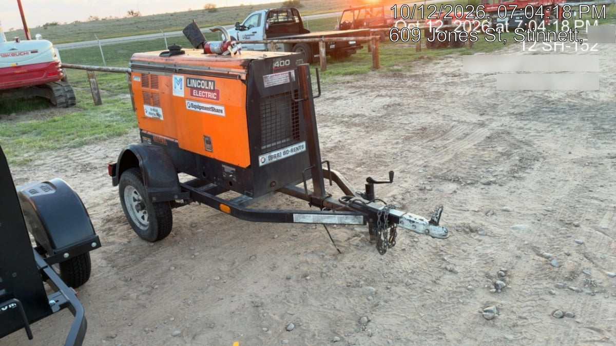 2023 Lincoln Electric LE400 Kubota V1505, Trlr, Cable Rack, Light Kit, ES Decals, T3