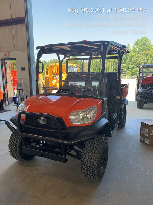 2021 Kubota RTV-X1140W-H Plastic Canopy, Windshield Acrylic Clear, LED Strobe Light, Wire Harness Kit, Back up Alarm