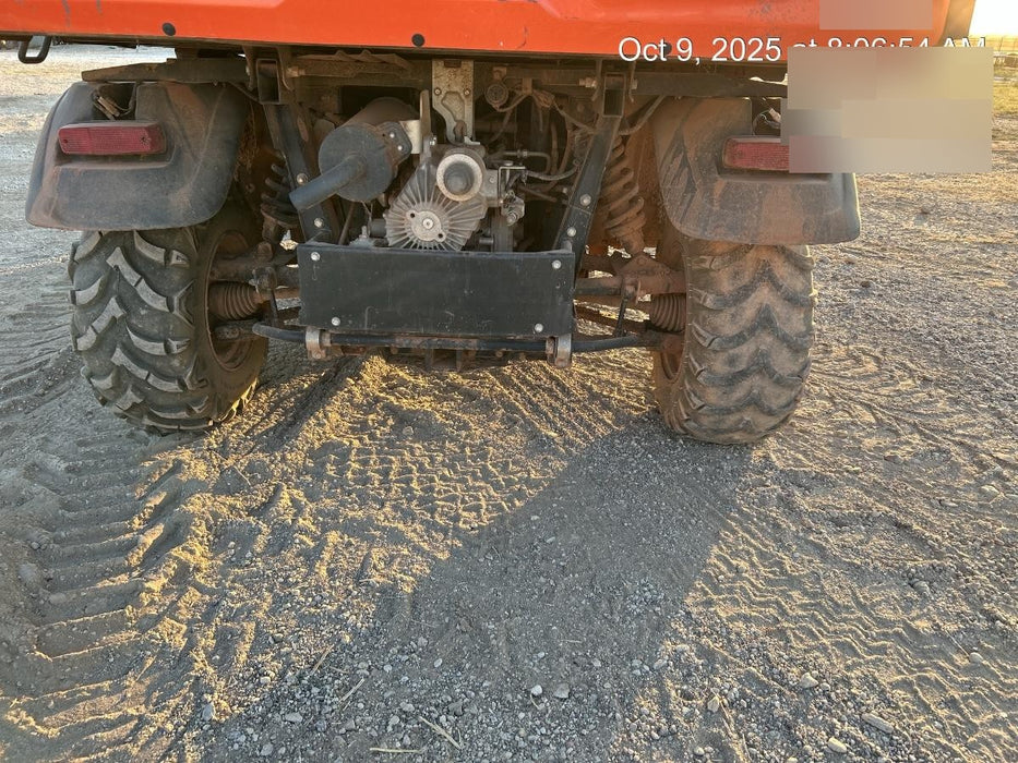 2019 Kubota RTV-X1140 4wd Utility Cart, LED Strobe, Windshield Tempered Glass, Plastic Canopy, Wire Harness Kit, Backup Alarm
