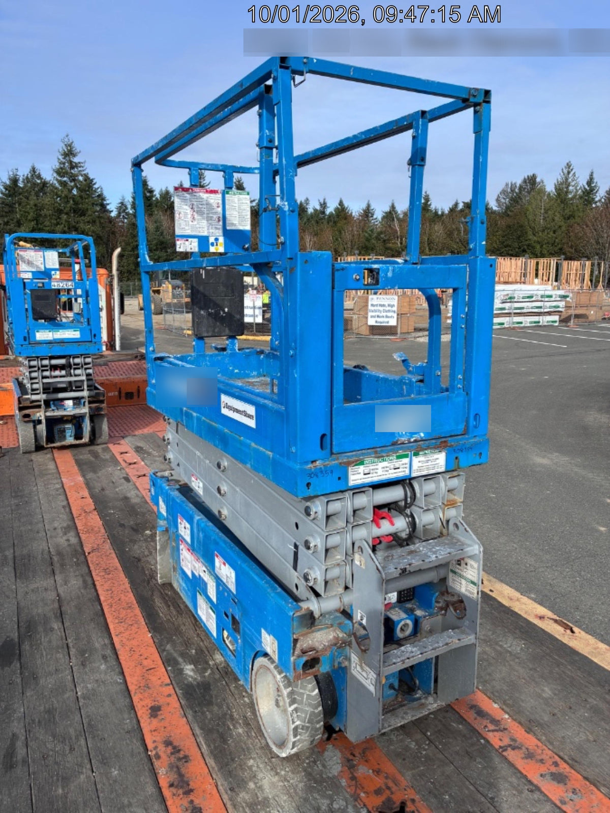 2020 Genie GS-1930 Solid Non Marking Tires, Beacon, Folding rails with half height swing gate