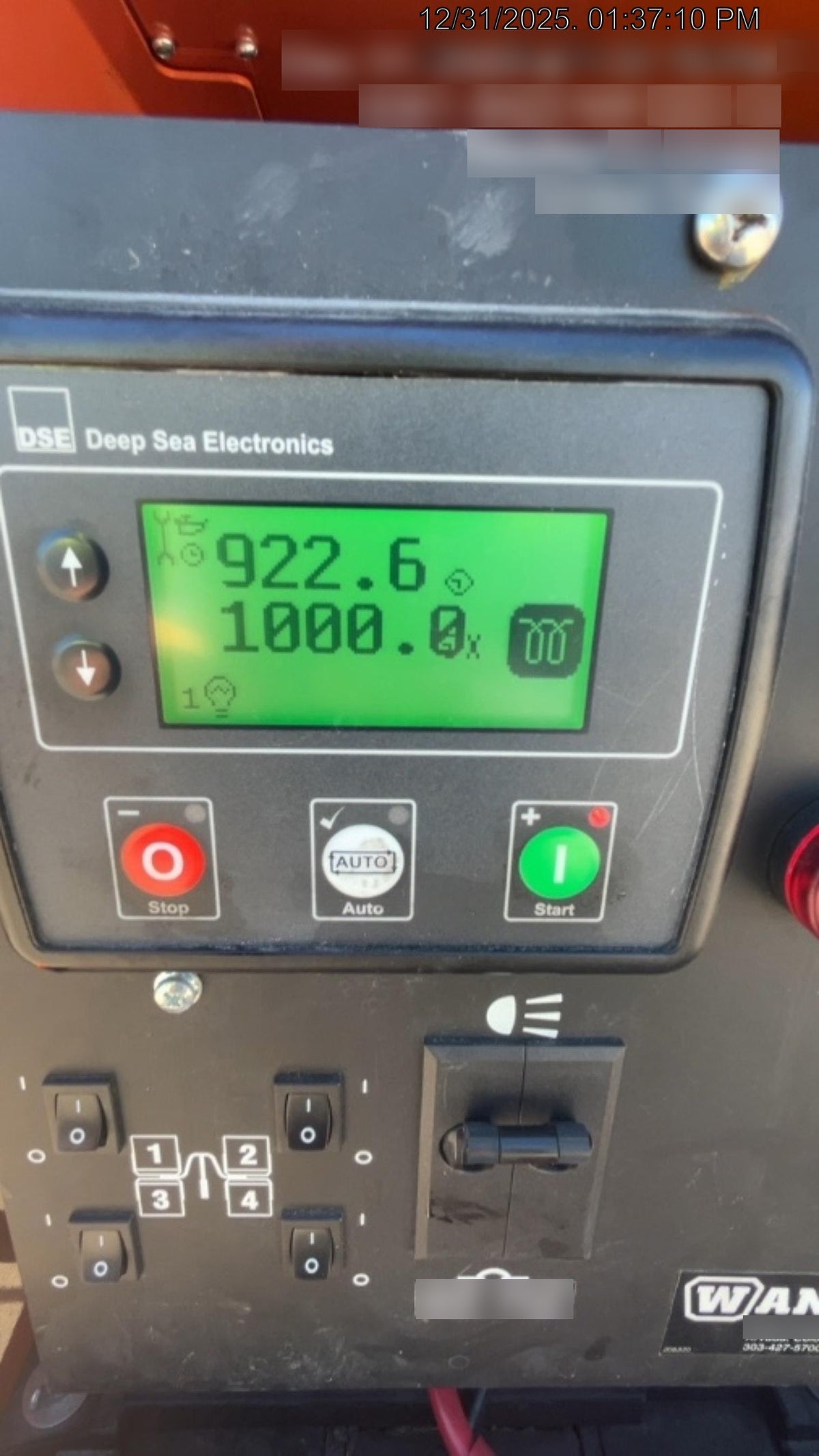 2023 Wanco WLTT-4MM4K Diesel, Deep Sea Controller, Shore Power Plug, Auto Start, (4) 350W LED Floodlights, 4kW Generator, 60 Gal Fuel Tank, 2" Ball, T3