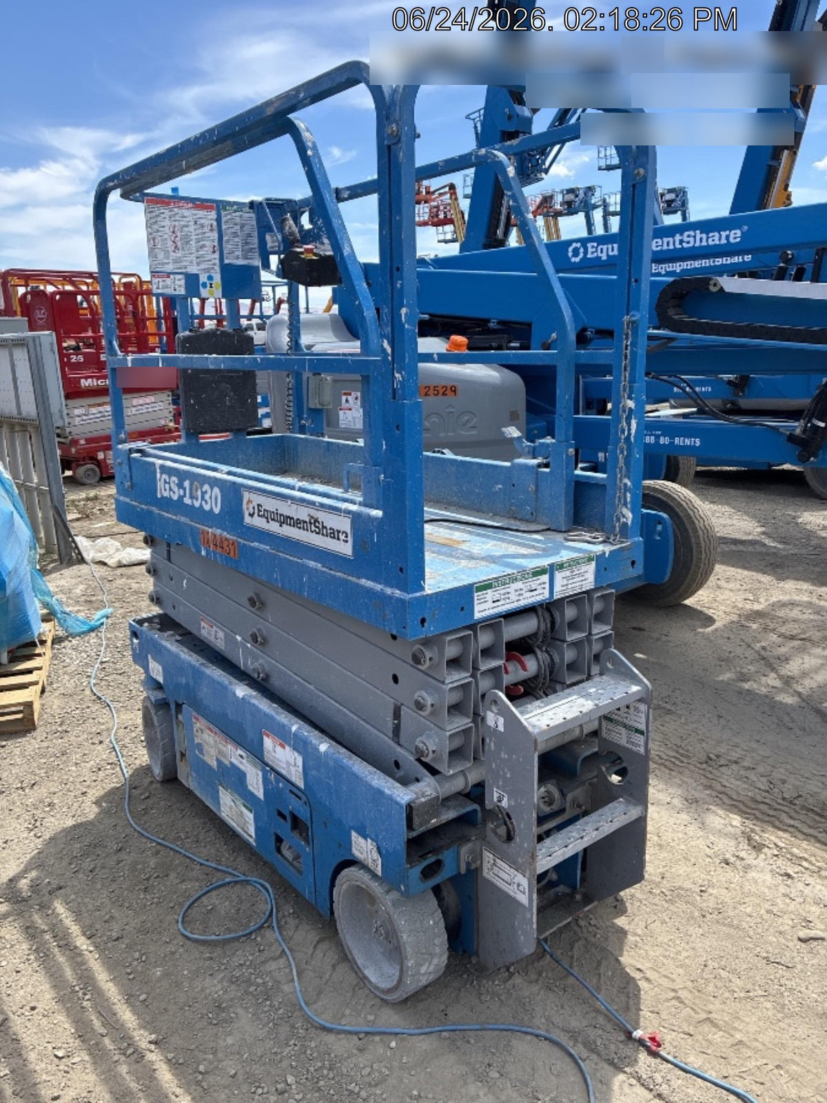 2020 Genie GS-1930 Standard Machine, 800W Inverter