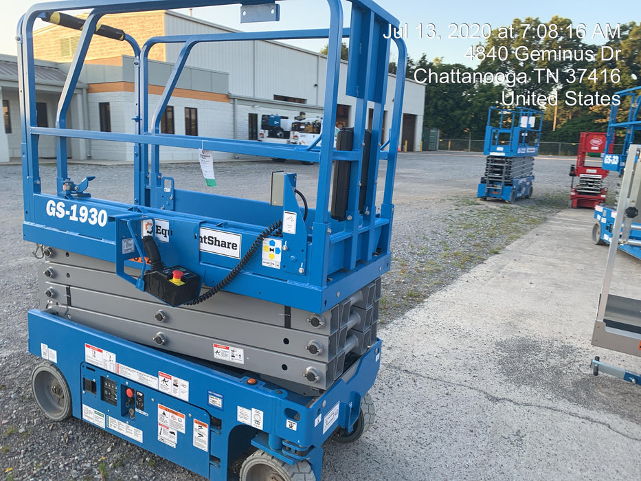 2020 Genie GS-1930 Fixed rails with chain entry gate - Pre A92.20